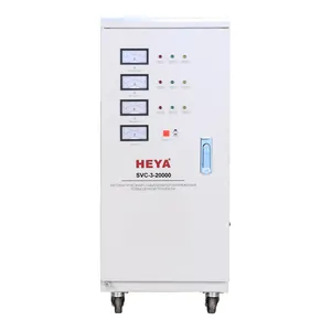 مثبتات منظمات الجهد التلقائي HEYA SVC 20KVA ثلاثة مراحل 220 فولت 380 فولت 400 فولت AVR AC