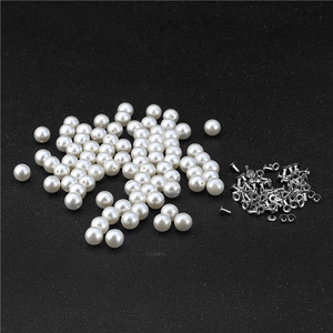 無料サンプル 真鍮リベット パールボタン スタッド DIY 服 ドレス シフォン Tシャツ 帽子 パールリベットスタッズ - Product Image 4