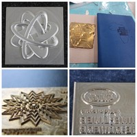Machine de gravure CNC pour la micro-marquage à chaud de feuilles métalliques, matrices plates 2D en laiton pour l'impression