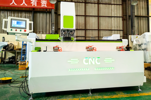 เครื่องกัดซีเอ็นซีแบบคัดลอกอัตโนมัติสองหัว ขนาด 1600 มม. สำหรับงานอลูมิเนียม โปรไฟล์ หน้าต่างพีวีซี ผลิตในจีน พร้อมฟังก์ชั่นเจาะและกัดโลหะ - Product Image 5