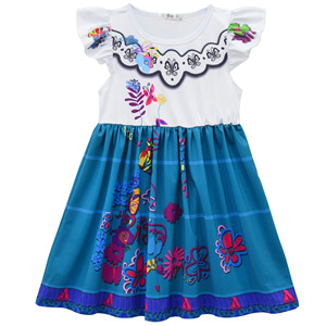 Robe d'été du <span class=keywords><strong>film</strong></span> magique pour filles, costume avec sac, tenue d'<span class=keywords><strong>halloween</strong></span> pour enfants, nouvelle collection <span class=keywords><strong>2022</strong></span>, vente en gros - Product Image 3