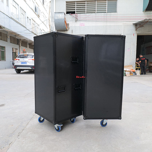 Caja de almacenamiento de aluminio portátil de 6 cajones, acabado en negro, impermeable, caja de carretera de vuelo, candado de espuma EVA de madera contrachapada de PVC PU ABS OEM - Product Image 6