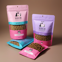 Pochette debout personnalisée professionnelle avec fermeture éclair pour la conservation des aliments secs, des collations, des aliments pour bébés et animaux de compagnie, échantillon gratuit avec MOQ faible