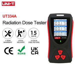 Dosimètre de rayonnement UNI-T UT334A, compteur Geiger, détecteur de rayonnement, radiomètre, alarme sonore, stockage des données L53 - Product Image 3