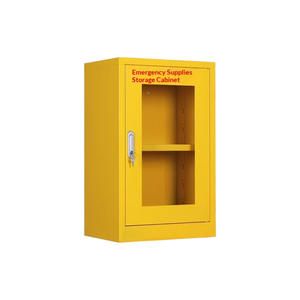 Gabinete de Almacenamiento de Suministros de Emergencia Personalizado, 820x750x260mm, Puerta Única, Vidrio Templado, para Equipos Contra Incendios e Inundaciones - Product Image 1