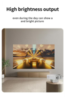 Proyector Nativo 1080p para el Hogar, Venta al por Mayor de Fábrica, con Altavoces Dobles Integrados, Compatible con 4K y Enfoque Automático