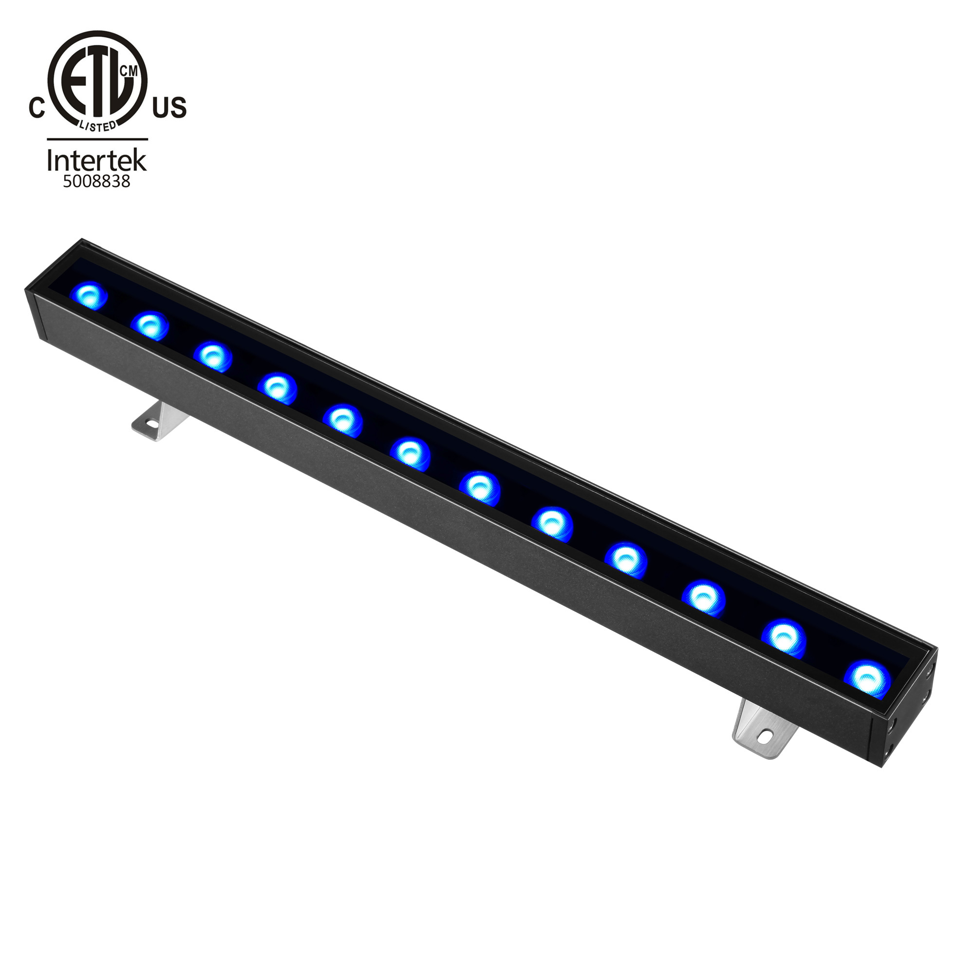 36W ETL de Color RGB transformar al aire libre Control DMX llevó la luz de la arandela de la pared
