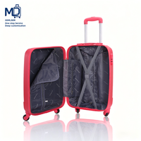 Valise rigide en ABS, vente en gros directe d'usine, 3 haute résistance à la charge, texture anti-rayures, légère, imperméable