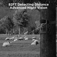 Viseur thermique extérieur BSTCAM avec connexion par point et version WiFi, contrôle par application, vidéo 4K 48MP, portée IR 30m/92ft, pour la chasse manuelle sans fil
