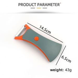 Éplucheur de légumes en acier inoxydable, ergonomique, gadget de cuisine pour éplucher facilement les carottes, les pommes de terre, les concombres, éplucheur de fruits efficace - Product Image 5