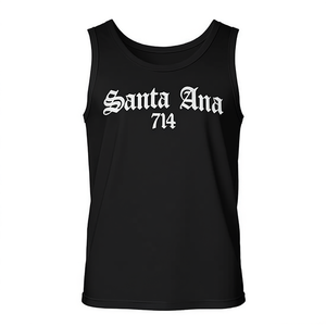 Camiseta sin mangas de manga larga con código de área 714 de Santa Ana, diseño promocional personalizable - Product Image 2