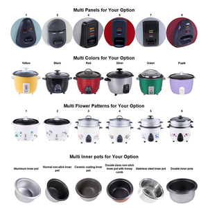 Machine de cuisson multifonction pour la maison, antiadhésive, 2L, avec minuterie mécanique, cuiseur à riz électrique rapide, portable, multi-usages, pour camping-car - Product Image 5