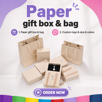 Boîte à bijoux en papier avec tiroir coulissant personnalisé, emballage cadeau de luxe avec ruban, logo imprimé en or à chaud