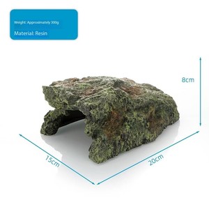 NƠI ẨN NÁU túi nhà thằn lằn leo Pet rùa ban công nhện cabrite ophidian phụ kiện nhựa trang trí vật nuôi làm tổ - Product Image 3