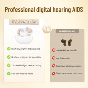 เครื่องช่วยฟังดิจิตอลแบบพกพาเครื่องช่วยฟังบลูทูธแบบชาร์จไฟได้ - Product Image 2