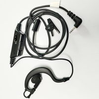 Headset Earphone Bentuk G Untuk Walkie Talkie TC-320 TC-310 EHS-12A