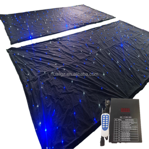 Haute luminosité LED 4*6M blanc chaud Starcloth bleu blanc LED étoile rideau lumière <span class=keywords><strong>pour</strong></span> <span class=keywords><strong>DJ</strong></span> décors effet de scène dans les fêtes de <span class=keywords><strong>mariage</strong></span> - Product Image 1