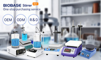 BIOBASE chine Shaker affichage LED alarme visuelle 40L 50 ~ 2200 tr/min agitateur à hélice agitateur aérien pour laboratoire