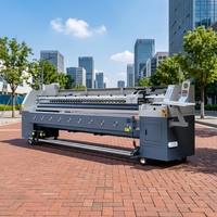 Impresora de Gran Formato de Alta Velocidad de 3.2m con Cabezales KM512i 4 o 8 para Producción de Carteleras y Pancartas Flexibles para Exteriores