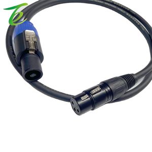 Cable de Extensión de Audio Speakon Revolution XLR Macho y Hembra, Profesional para DJ, PA, Conciertos, Cuatro Núcleos, Ohmios, Par, Línea <span class=keywords><strong>Kannon</strong></span> - Product Image 3