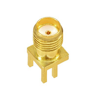Conector RF de ángulo recto RF2-03E-T-00-50-G para soldadura DC, hembra, 50 ohmios, de cobre y latón, compatible con montaje a través de orificio