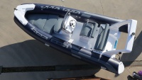 Bateau pneumatique à coque rigide en fibre de verre, PVC, Hypalon pour la pêche