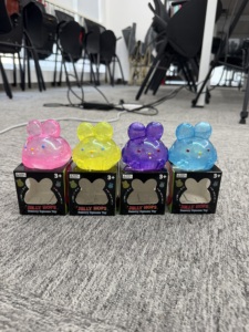 Jouet Squishy Lapin Maltose Scintillant Doux et Mignon à Remontée Lente, Anti-Stress et Apaisant, Jouet Sensoriel Fidget – Entrepôt USA - Product Image 3