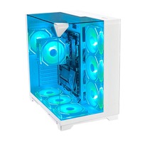 Pcooling Offre Spéciale Gaming Pc Computer Case Towers Atx Itx M-Atx Case Gamer Customization Gaming Transparent Black Computer Case