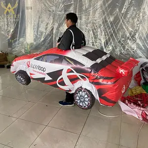 Robe de voiture de course gonflable portable, modèle de voiture gonflable pour le défilé