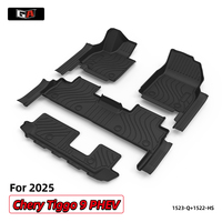 Tapis de sol de luxe en TPE pour Chery Tiggo 9 PHEV 2025 LHD 7 places SUV Maroc, kit complet imperméable et antidérapant