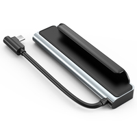 Nuevo Diseño, Estación de Acoplamiento USB 3.0 6 en 1 para Teléfono, Lector de Tarjetas TF/SD para Android, Windows, IOS, Adaptador de Clip para Laptop CY065