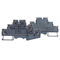 1 pièce DEGSON DS1.5-3L-01P-11-00AH Borniers sur rail DIN 500V 15A Multi-niveaux 0,14-1,5 mm de section transversale Bornier PHOENIX