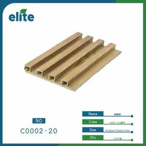 Panel de Rejilla de Fibra de Madera de Bambú 6023-60, Panel de Fachada de Madera de Olmo, Diseño Moderno y Contemporáneo - Product Image 3