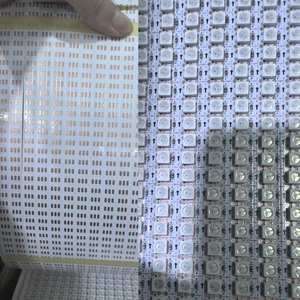 10 mét PCB SMD5050 144 <span class=keywords><strong>pixel</strong></span> WS2812 DC5V <span class=keywords><strong>RGB</strong></span> <span class=keywords><strong>pixel</strong></span> địa chỉ linh hoạt <span class=keywords><strong>LED</strong></span> Strip - Product Image 4