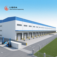 Estructura de Acero para la Construcción de Fábricas, Planta de Trabajo, Almacén, Almacenes Prefabricados con Estructura