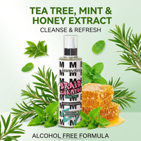 Shampooing sec sans rinçage pour tresses et locks, marque privée, à l'huile d'arbre à thé et à la menthe, nettoyant apaisant pour le cuir chevelu, 250 ml