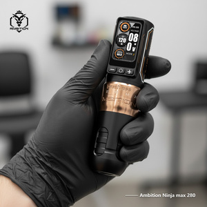 <span class=keywords><strong>Ambition</strong></span> <span class=keywords><strong>Ninja</strong></span> Max 280 Motor sin escobillas 2,4-4,5mm carrera ajustable máquina de tatuaje inalámbrica profesional pluma para artistas arte corporal - Product Image 1