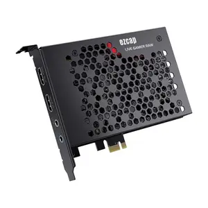 Ezcap324B Kartu Streaming Langsung Gamer, Penangkap Video HDMI 1080 120Hz 2160 30Hz PCIE
