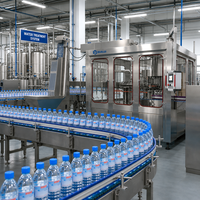 Machine automatique de remplissage et de fabrication de bouteilles en plastique pour eau potable, petite taille, prix promotionnel Afrique