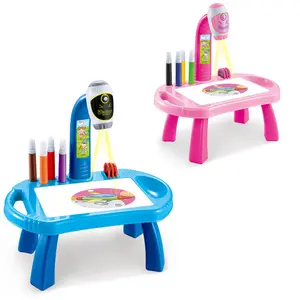 Children Led Projector Art Drawing Table Toys Kids Painting Board Desk Arts and Crafts Projection Educational Learning Toy