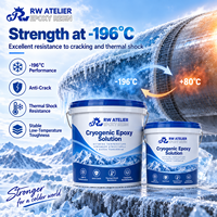 Résine époxy cryogénique RW ATELIER pour réservoirs de stockage de GNL -196 ° Composites à faible température, renforcement anti-fissuration, résistance aux chocs thermiques