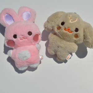Multi Styles Lovely Cartoon Animal <b>Plush</b> Keyring Fluffy Rabbit <b>Cat</b> Puppy Bear Bag Charms Birthday Gift - Product Image 5