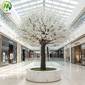 Magnifique arbre artificiel de fleurs de pêcher pour l'<span class=keywords><strong>aménagement</strong></span> <span class=keywords><strong>paysager</strong></span> de la cour avant, décoration artificielle pour mariage, intérieur et extérieur - Product Image 2