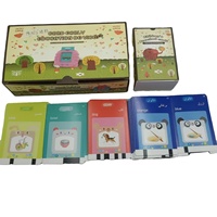 Cartes Flash Parlantes OEM pour Maternelle, Jeux de Mémoire Phoniques, Lecteur Arabe pour Bébés 2-6 Ans, Jouet Éducatif Précoce