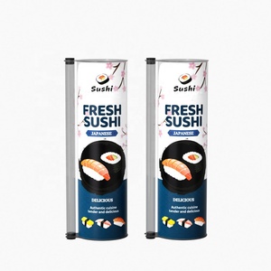 Emballage à emporter écologique personnalisé en papier kraft de qualité alimentaire pour sushi avec tube à sauce, riz, sashimi, <span class=keywords><strong>pizza</strong></span>, pain - Product Image 3
