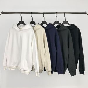 Yingling Men Heavyweight Cotton Fleece Hoody Logotipo personalizado Sudaderas con capucha en blanco Oversize Drop Shoulder Side Pockets Hoodie para hombres - Product Image 1