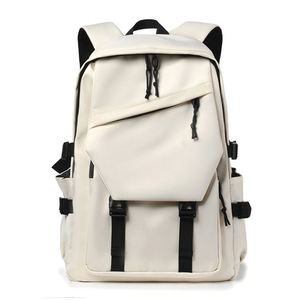 Sac à dos de cyclisme Flying Fashion en cuir véritable avec cadre externe, grande capacité, pour collégiens et couples - Product Image 6