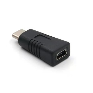 Adaptador Convertidor USB-<span class=keywords><strong>C</strong></span> Tipo-<span class=keywords><strong>C</strong></span> Macho <span class=keywords><strong>a</strong></span> Mini USB 5P Hembra <span class=keywords><strong>a</strong></span> Tipo <span class=keywords><strong>C</strong></span> Macho, Conector de Plástico ABS Negro, Uso Multimedia - Product Image 6