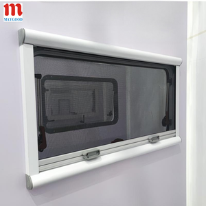 Fenêtres de camping-car en verre acrylique à double vitrage plat extérieur Fenêtre de ventilation pour camping-car avec moustiquaire - Product Image 4