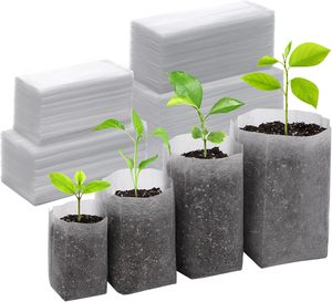 Sacs <span class=keywords><strong>de</strong></span> semis écologiques biodégradables non tissés blancs pour pépinière, serre et jardinage - Vente en gros OEM/ODM - Product Image 2